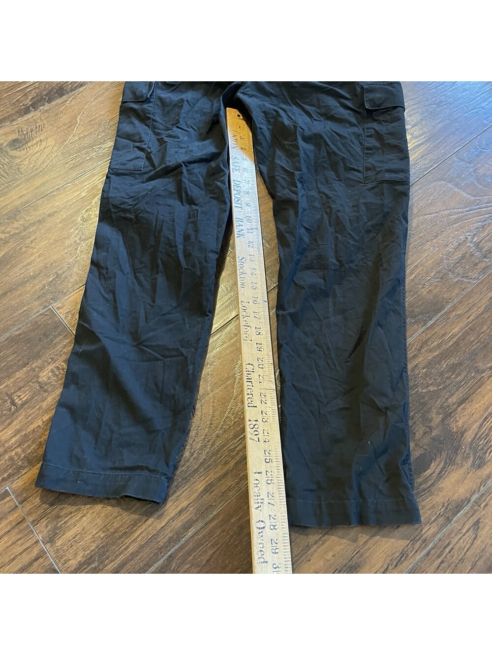 Polo Ralph Lauren Utility Surplus Cargo Classic Canvas Pants Black 34 x 32 - Picture 5 of 6